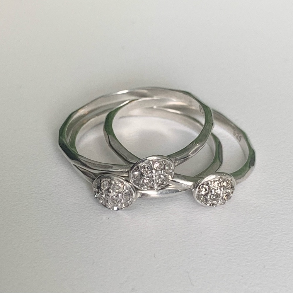 Sterling Stella & Dot - Ann Stackable Rhinestone … - image 8